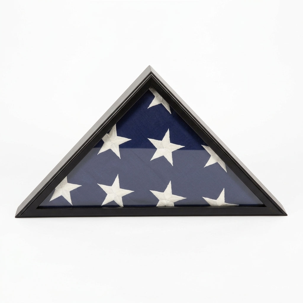Flags Connections US Made Flag Case for 3' x 5' Flag ,Cherry Finish