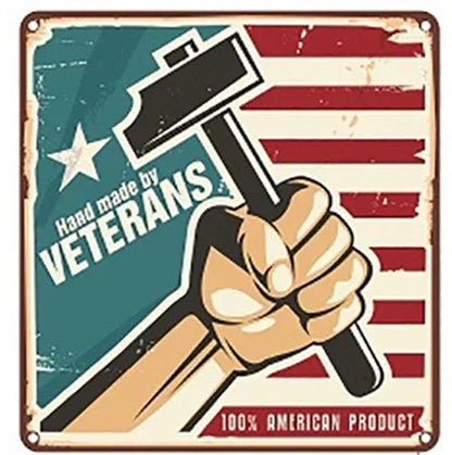 Veteran Flag Display Case- Large flag for 5ft x 9ft flag