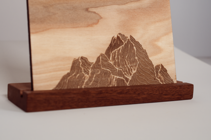 Wooden Message Board with Clip