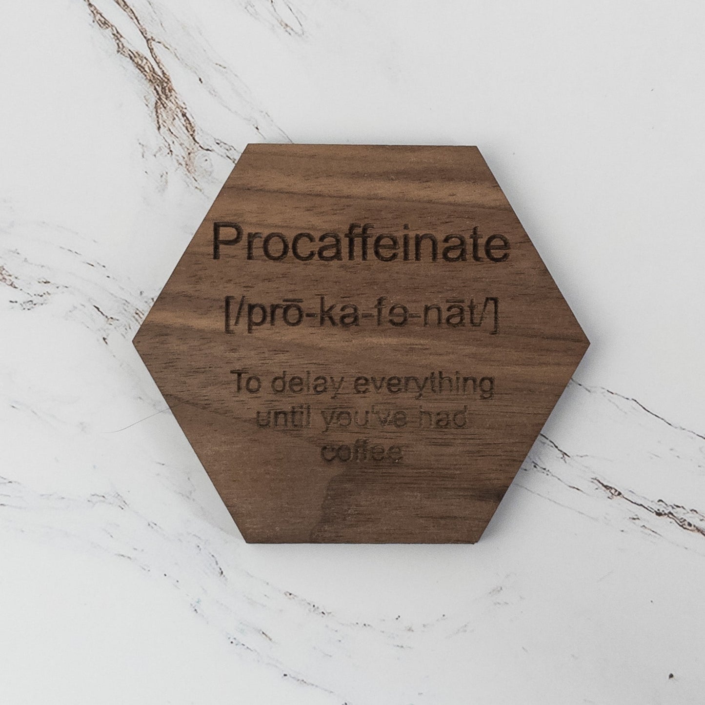 Procaffeinate Definition Coaster