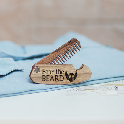 Wooden Beard Comb – Fear the Beard