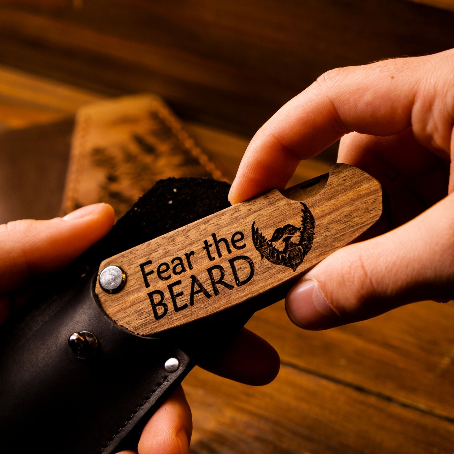 Wooden Beard Comb – Fear the Beard