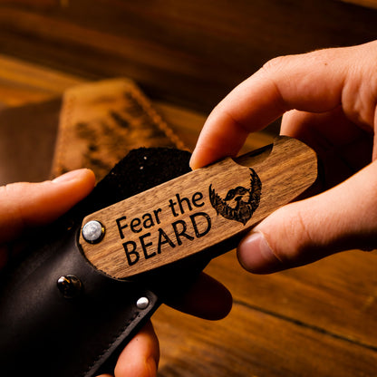 Wooden Beard Comb – Fear the Beard