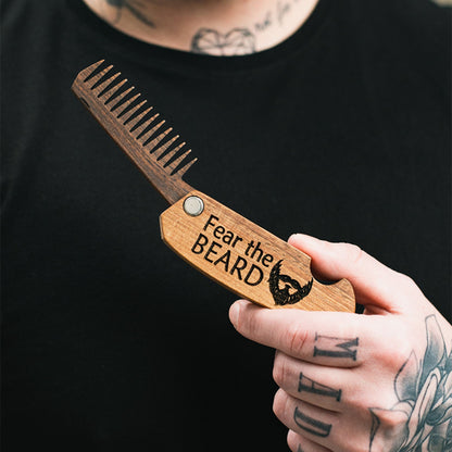 Wooden Beard Comb – Fear the Beard