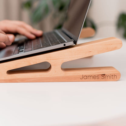 Wooden Laptop Stand – Solid Wood