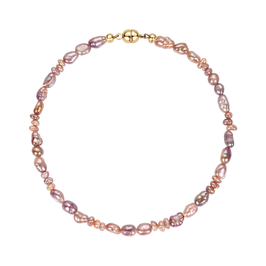 Mauve Pearls Bracelet