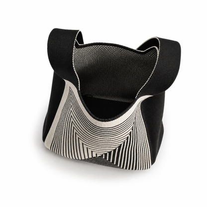 The Labyrinth Black Handbag