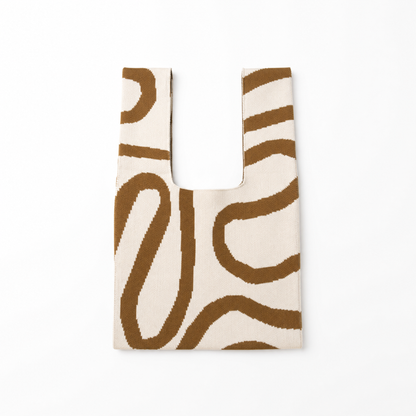 The Meander Beige Handbag