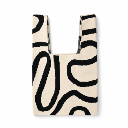 The Meander Black Handbag