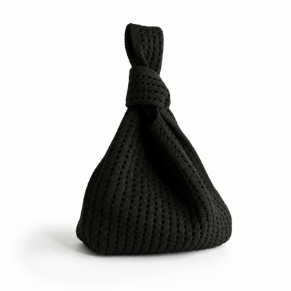 The Black Crochet Handbag