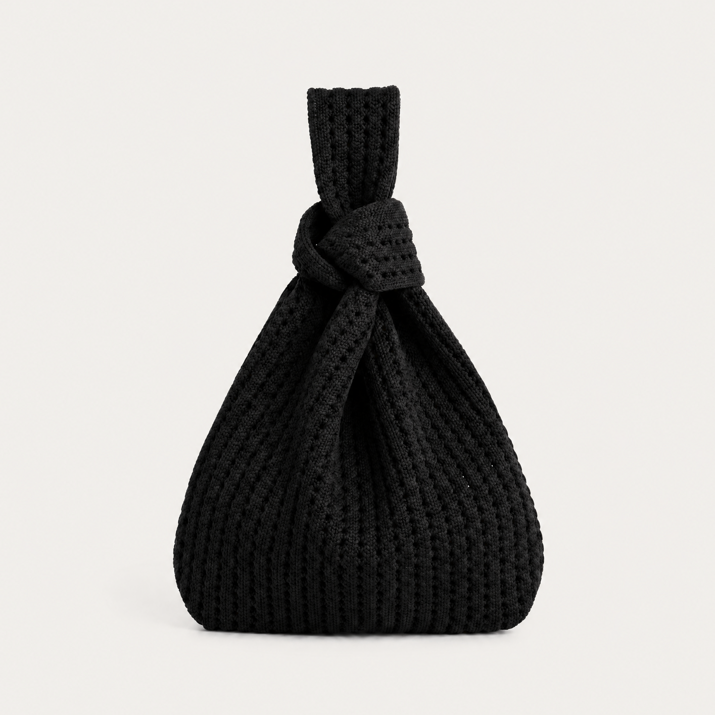 The Black Crochet Handbag
