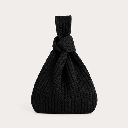 The Black Crochet Handbag