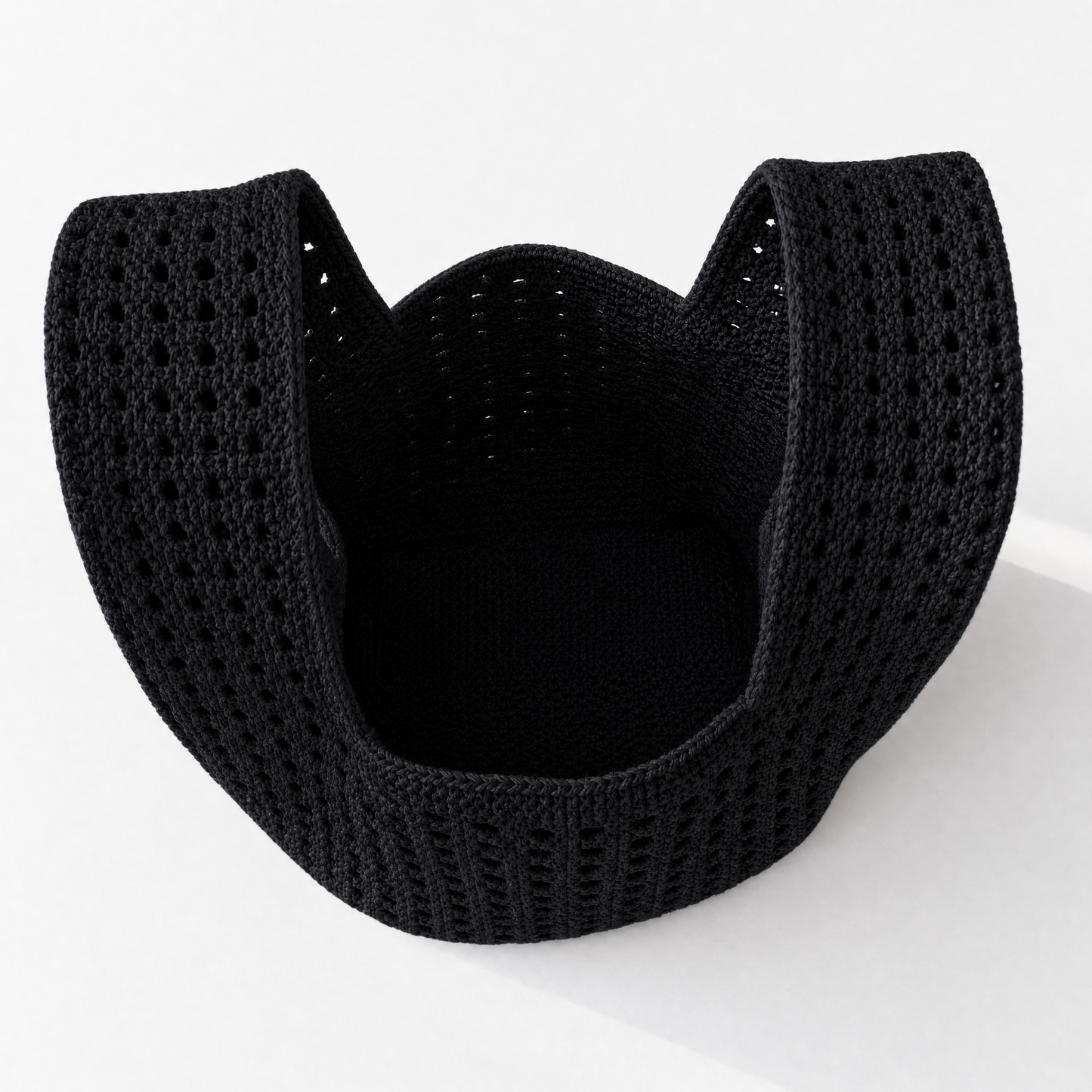 The Black Crochet Handbag