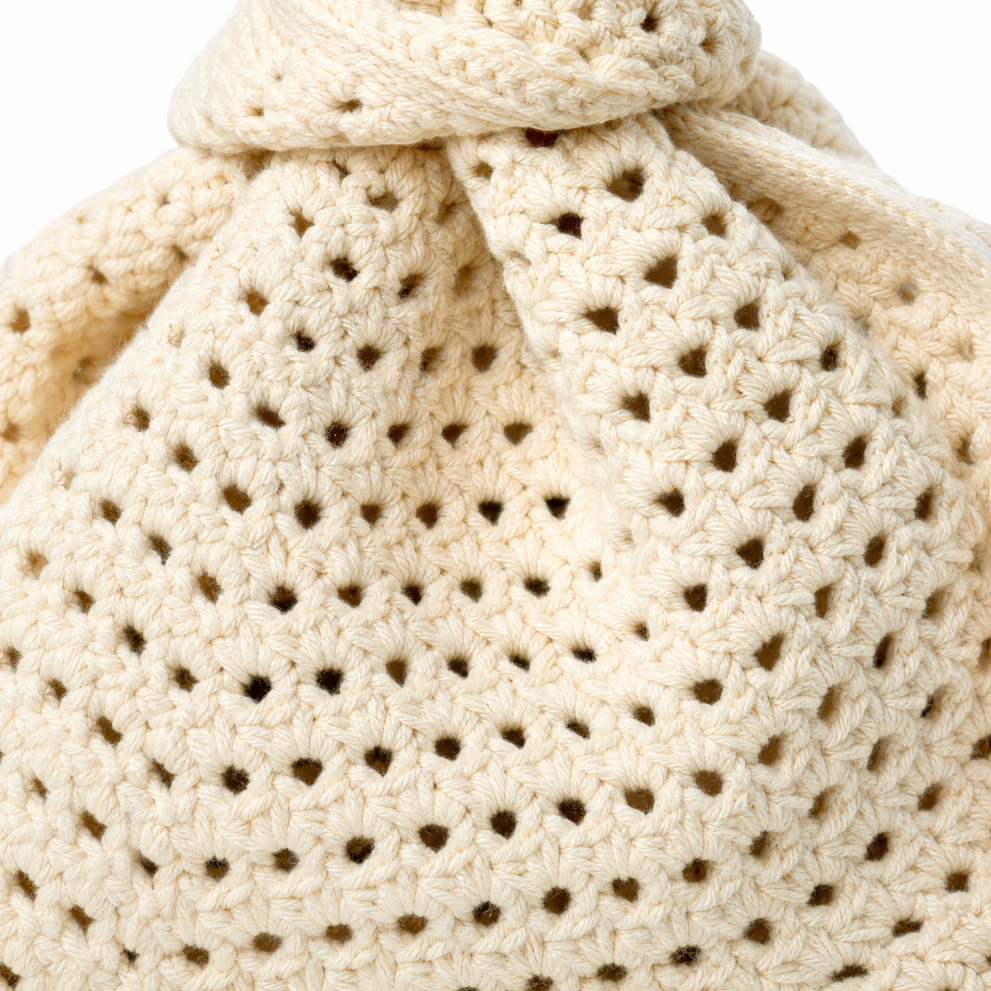 Oat Crochet Handbag