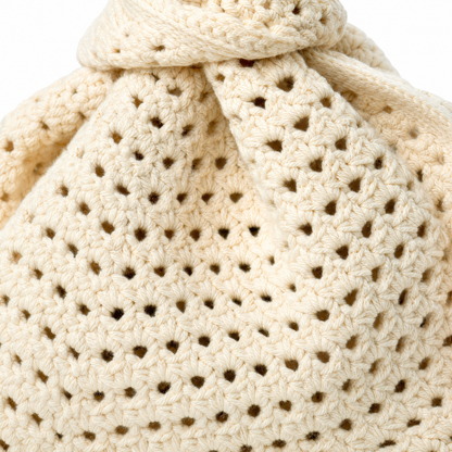Oat Crochet Handbag