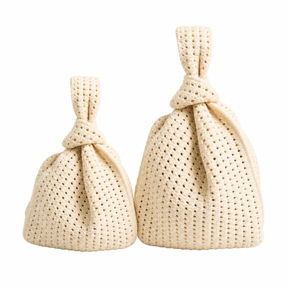 Oat Crochet Handbag