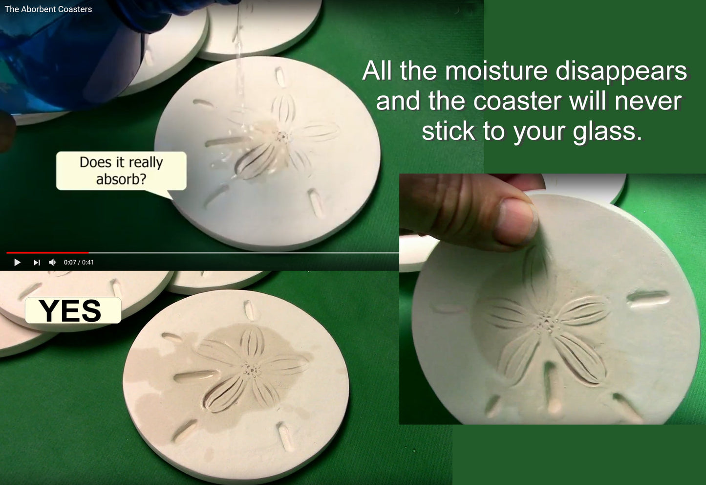 Pilsner Glass Drink Coasters