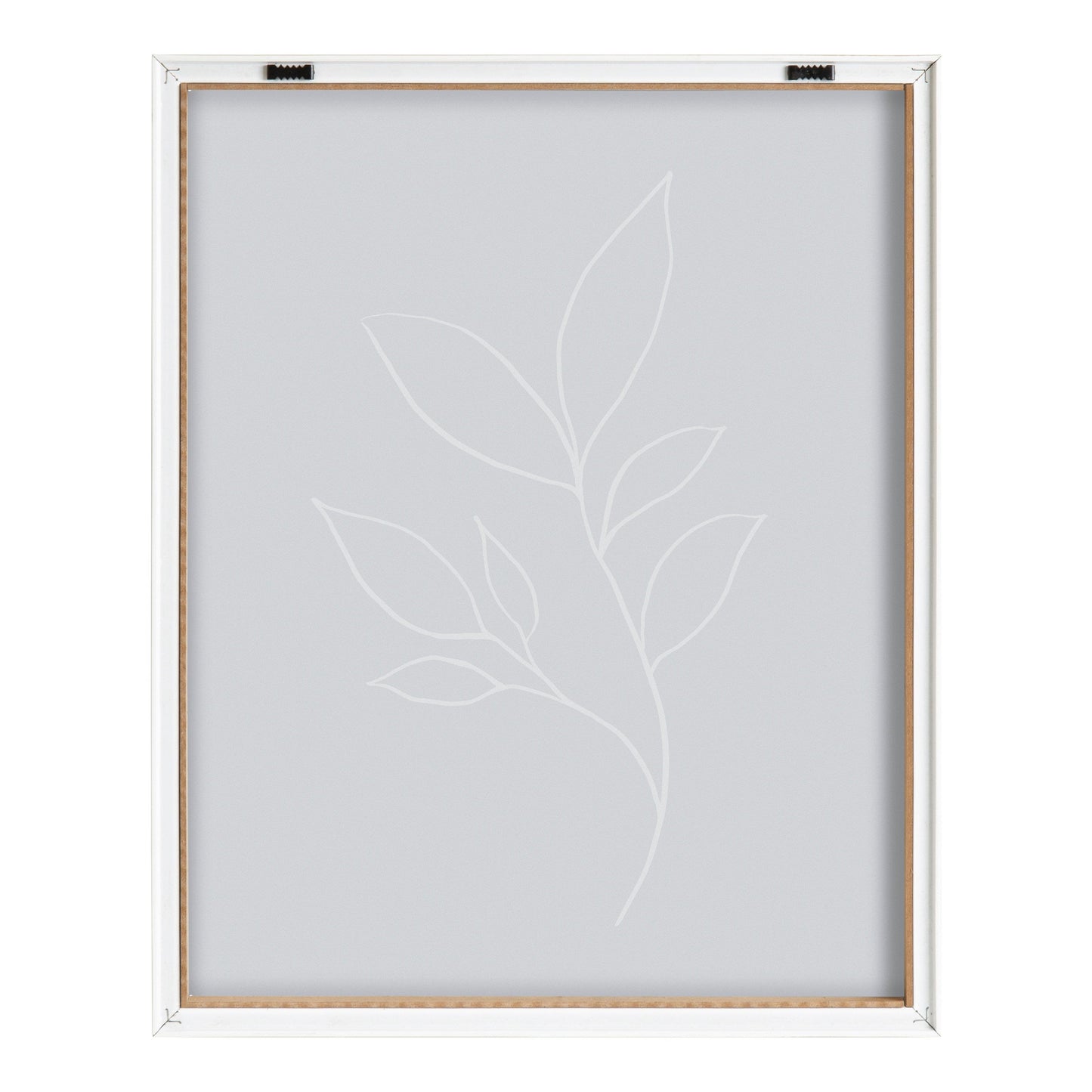 Blake Modern Blue Botanical Line Sketch Print 3 Framed Printed Glass by The Creative Bunch Studio