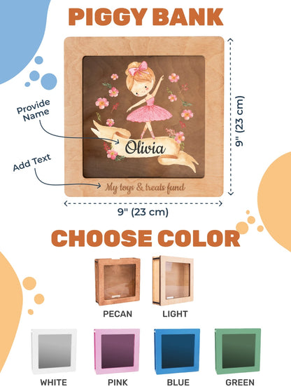 Custom Acrylic Box - Ballerina