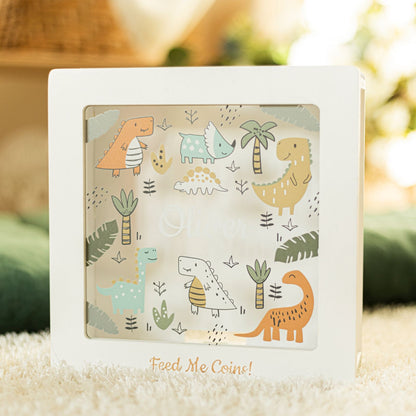 Custom Acrylic Box for Kids - Dino
