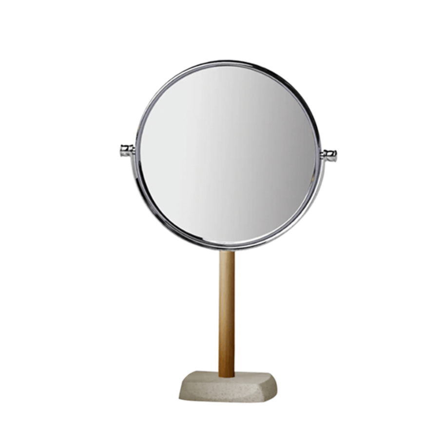Ainsley Resin and Wood Mirror