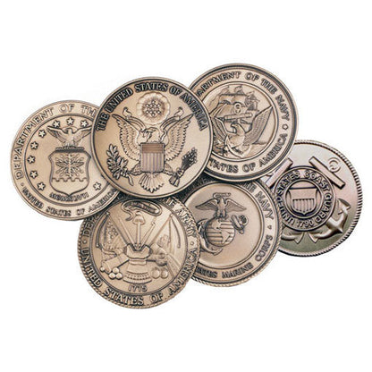 Navy Service Medallion, Brass Navy Medallion