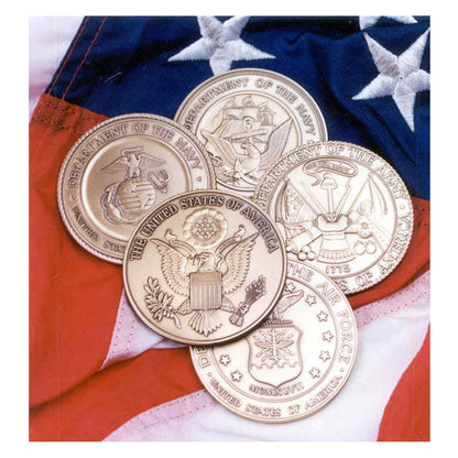 Air Force Service Medallion, Brass Air Force Medallion