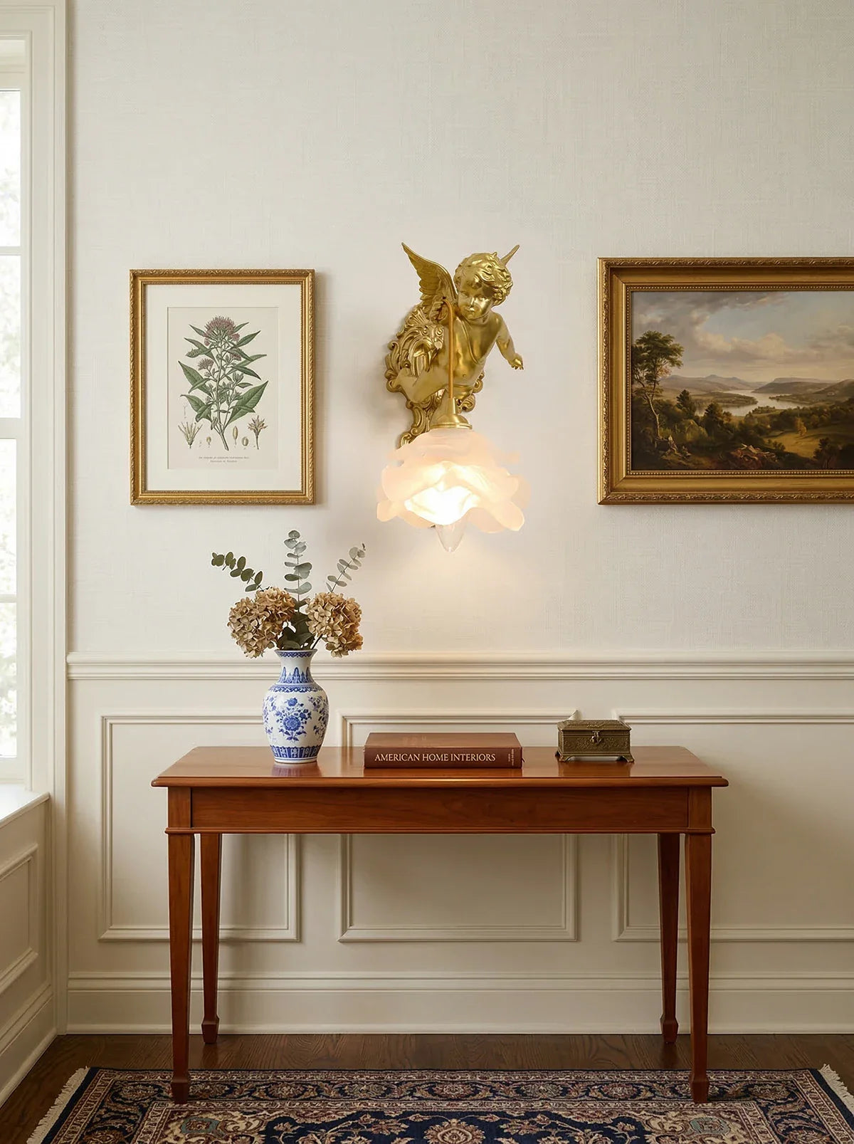 Angel Glass Wall Light