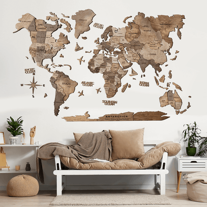 Antarctica For Maps in natural colors
