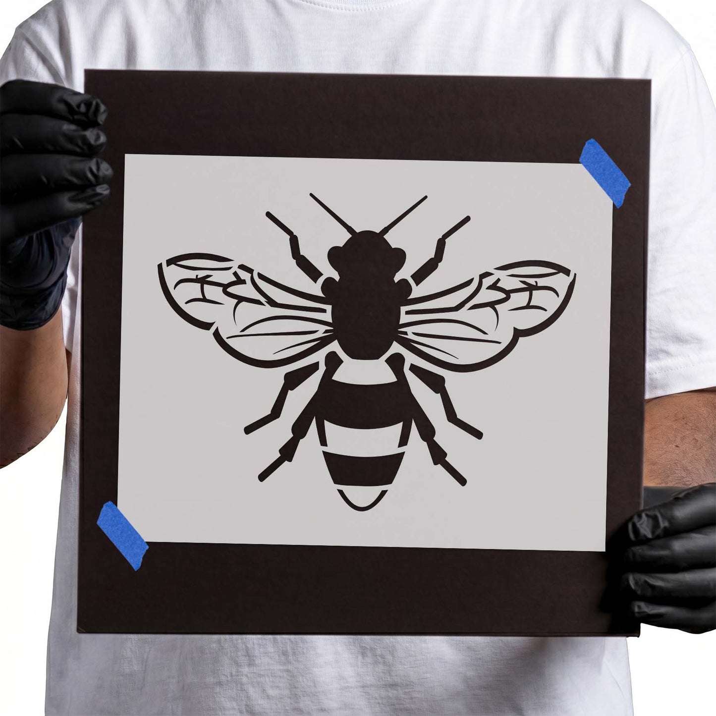Apiary Bee Stencil