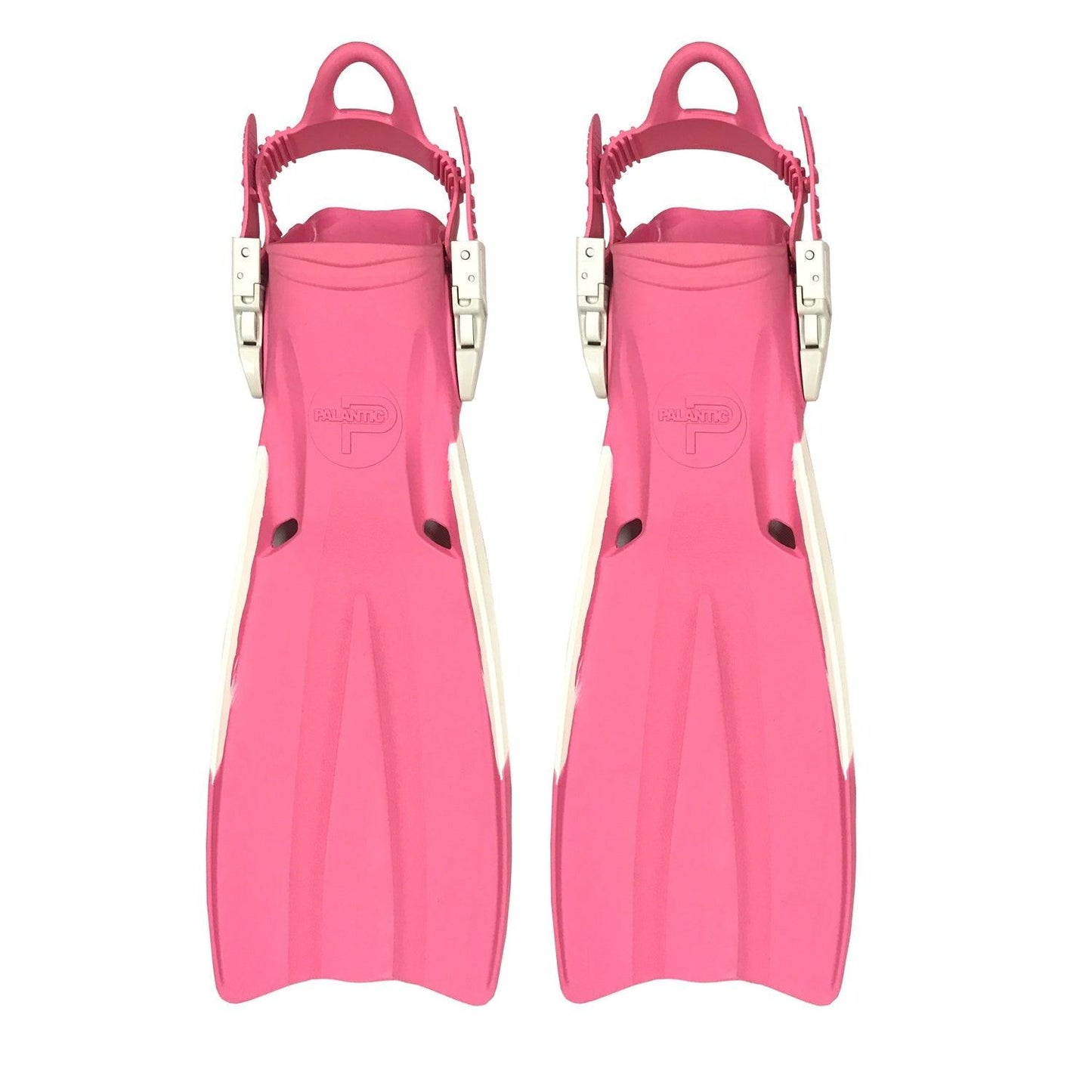 Scuba Choice Palantic Open Heel Rubber Dive Fins with Bag, Pink