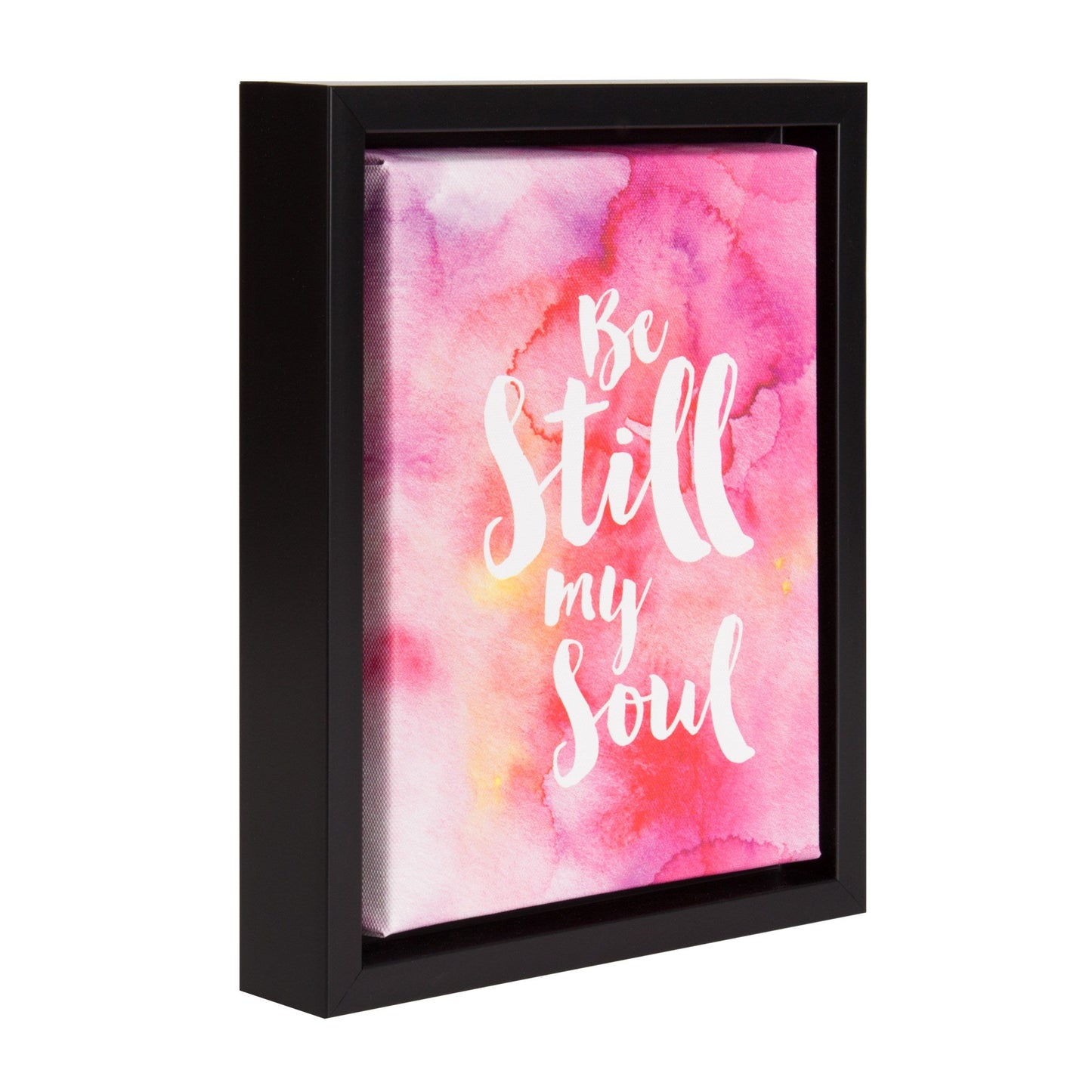 Sylvie Be Still My Soul Watercolor Art Framed Canvas