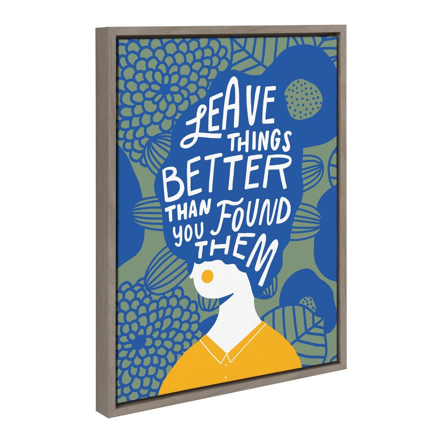 Sylvie Better Framed Canvas by Keely Reyes