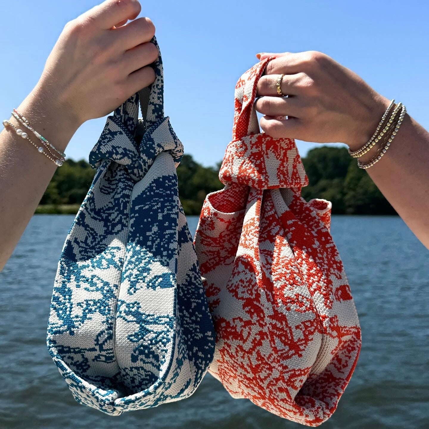 The Palm Beach Orange Handbag