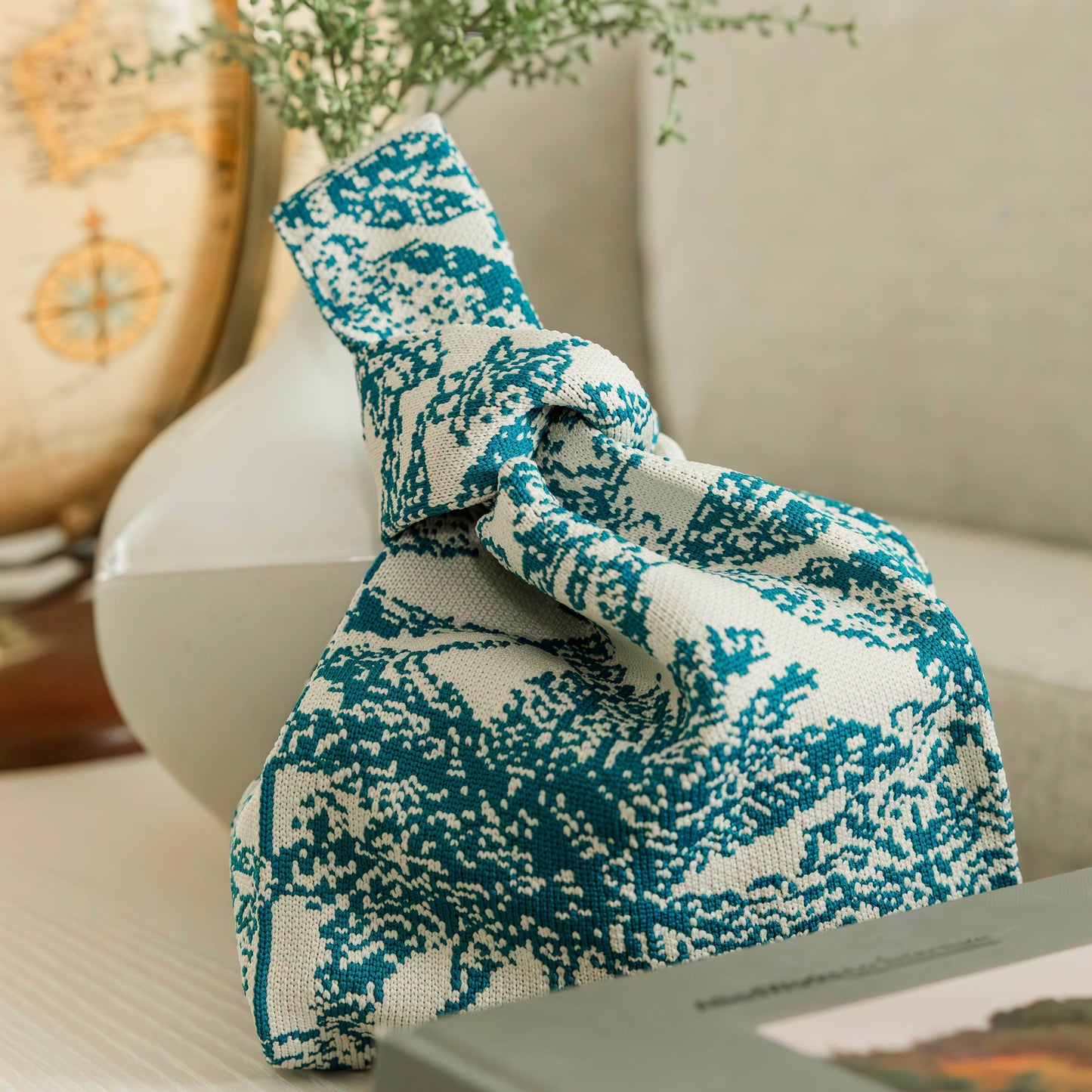 The Palm Beach Blue Handbag