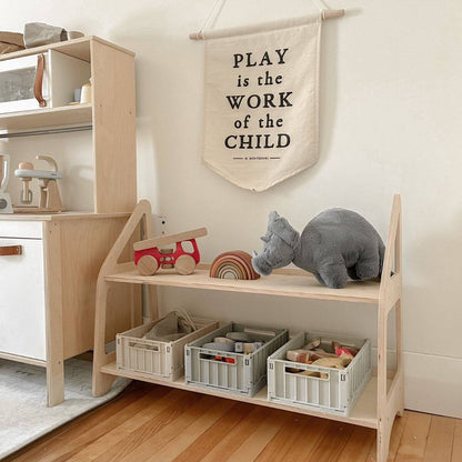 Wood Montessori Shelf
