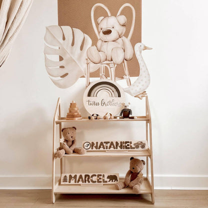 Wood Montessori Shelf