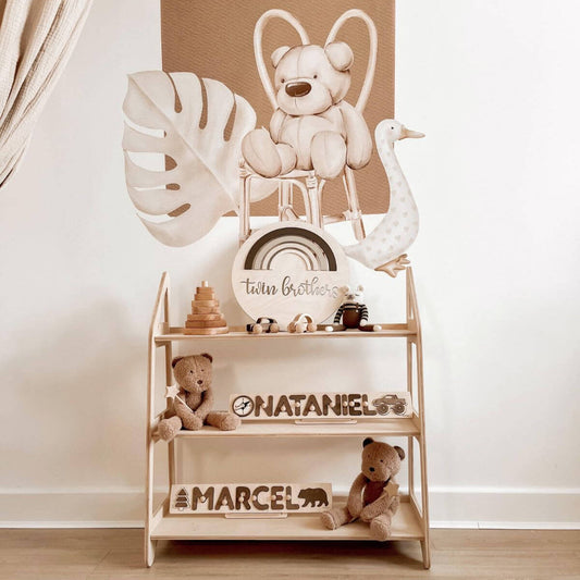 Wood Montessori Shelf