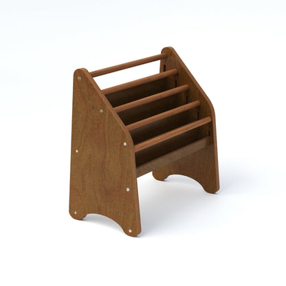 Wooden Montessori Bookshelf White