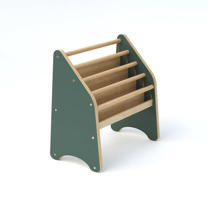 Wooden Montessori Bookshelf Natural