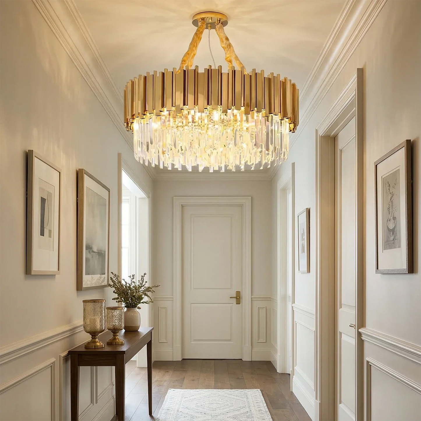 Bourbons Alphonsus Crystal Chandelier