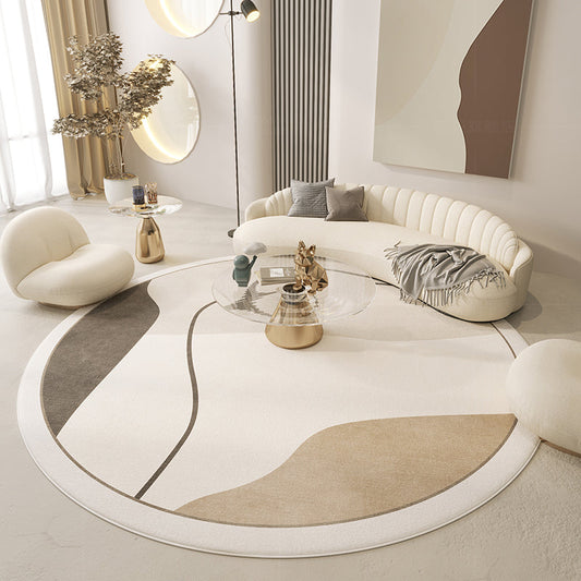 Japanese Minimalist Living Room Printed Carpet