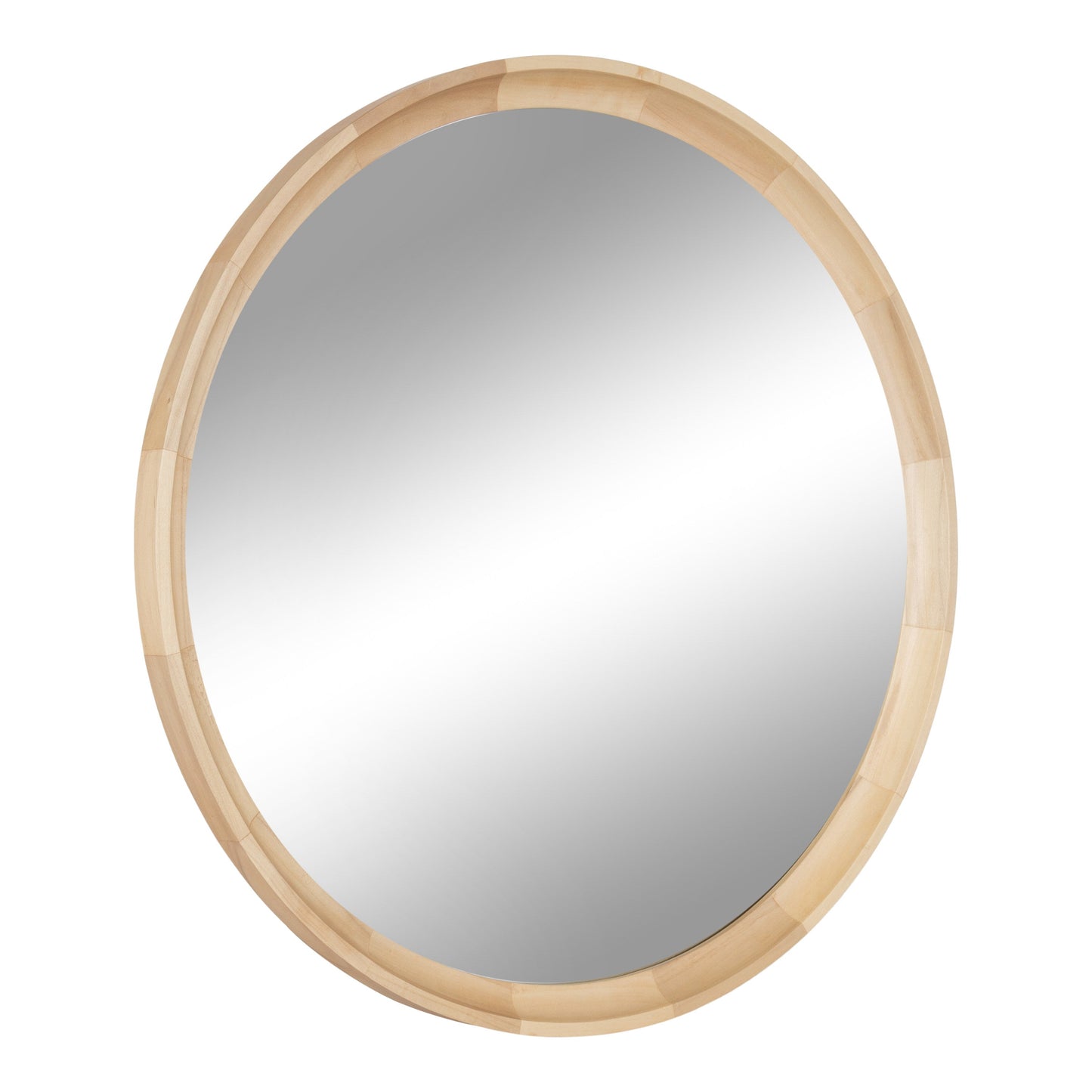 Hatherleigh Round Wood Wall Mirror