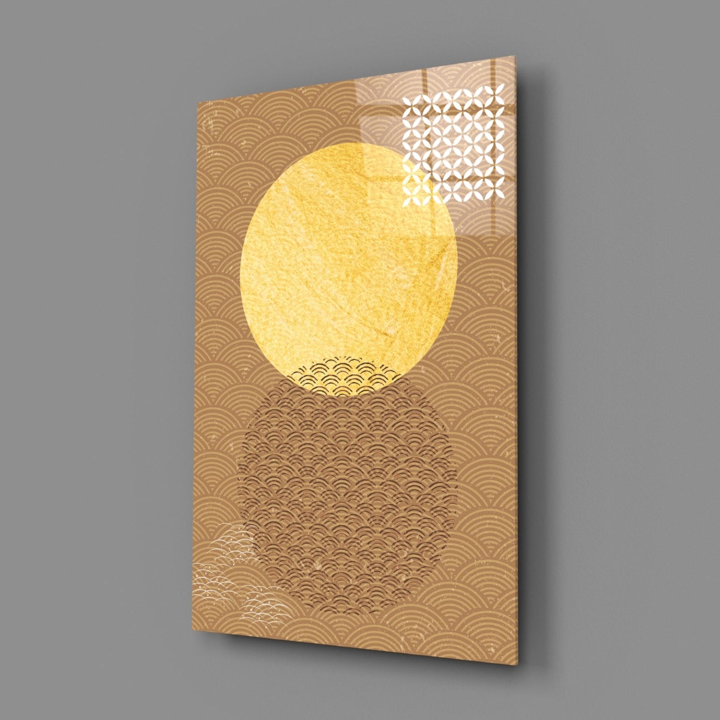 Shadow of the Sun  Glass Wall Art