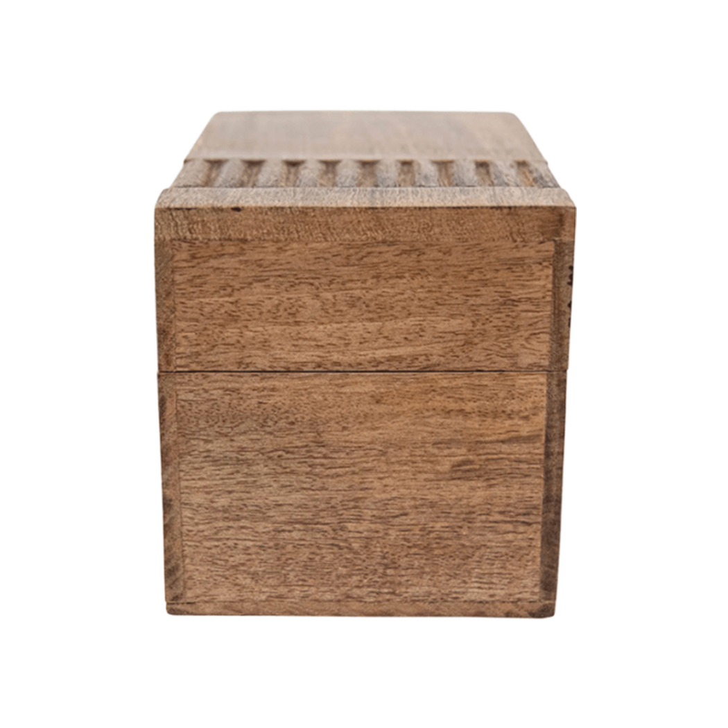 Carmen Carved Recipe Box