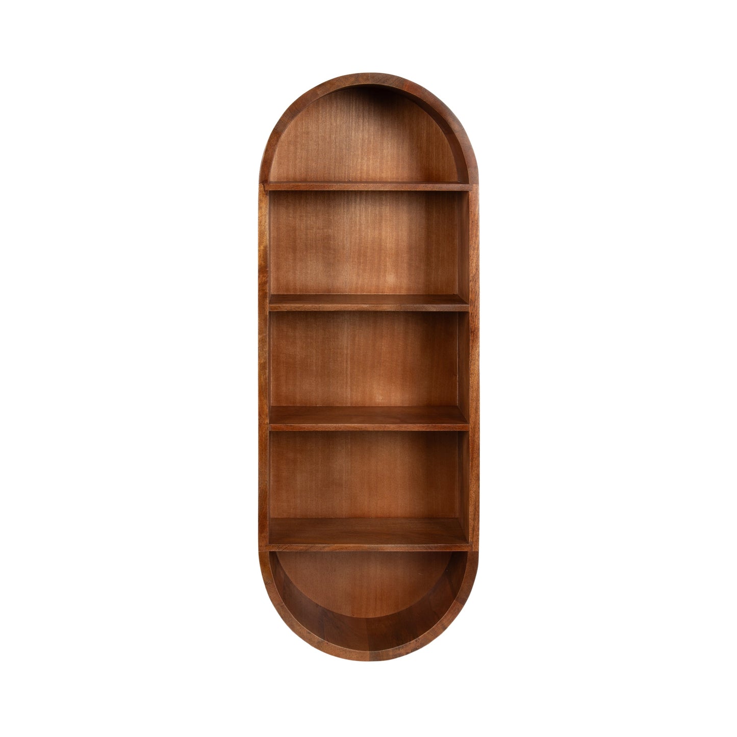 Hutton Wood Capsule Wall Shelf