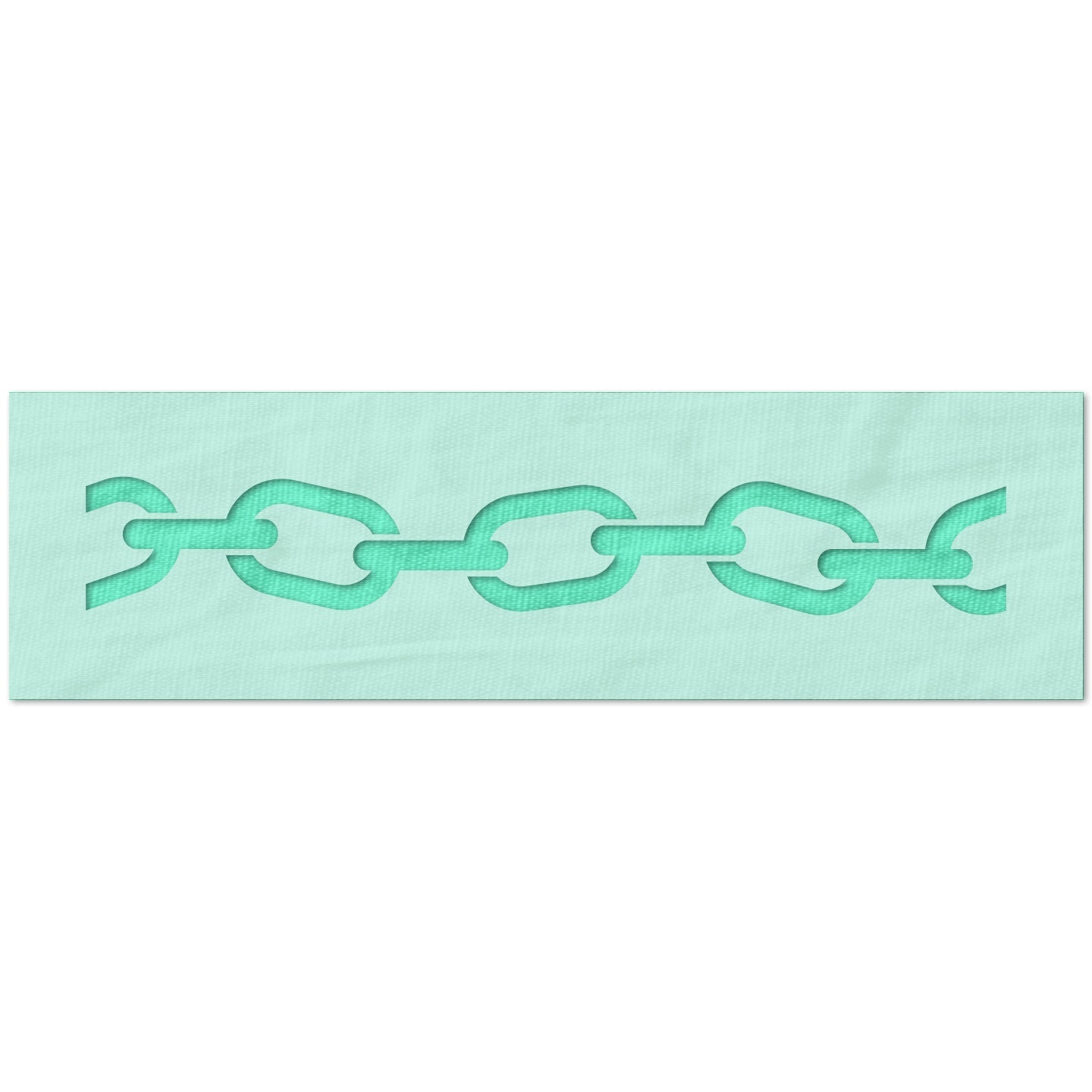 Chain Link Trim Stencil