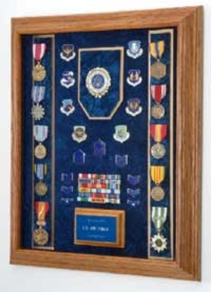 Air Force Awards Display Case - Awards & Medals Display Case.