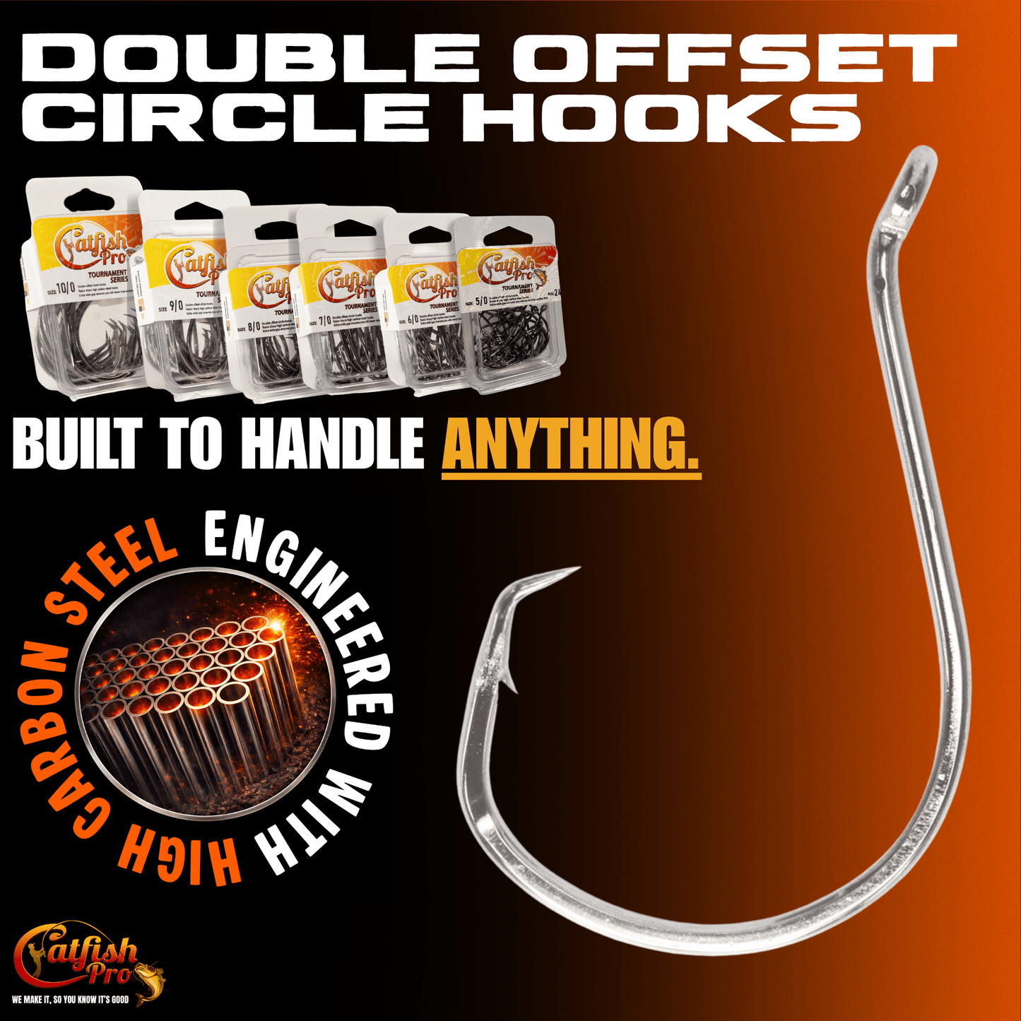 Double Offset Circle Hooks 6/0 - Value Pack