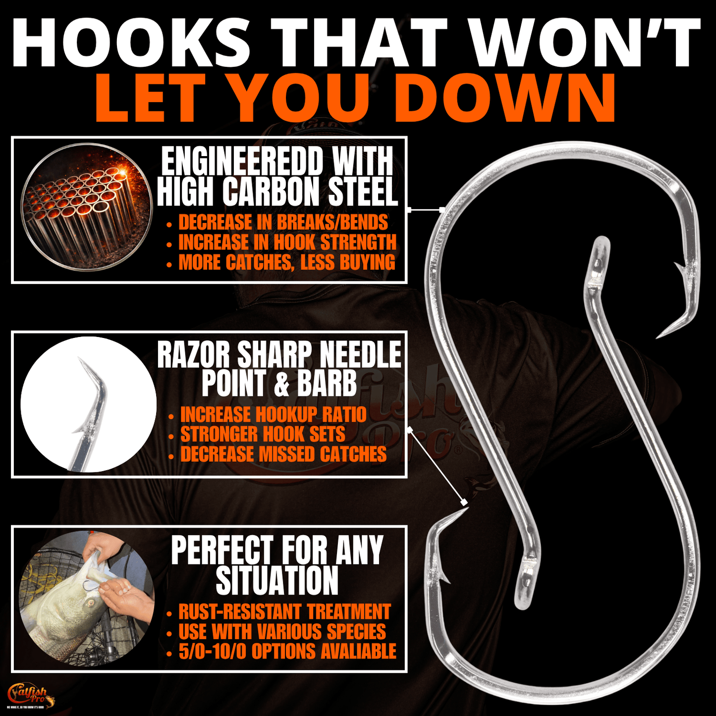Double Offset Circle Hooks 6/0